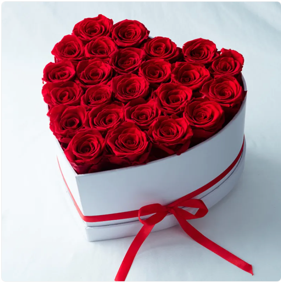 Heart-Shaped Dried Flower Pot